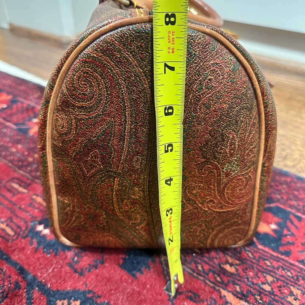 Elegant ETRO BOSTON  Paisley Bag - Picture 13 of 14